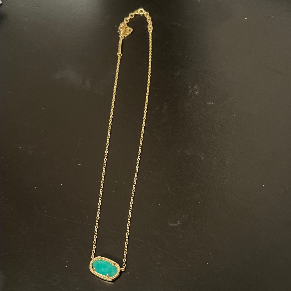 Kendra Scott Necklace with Turquoise Pendant